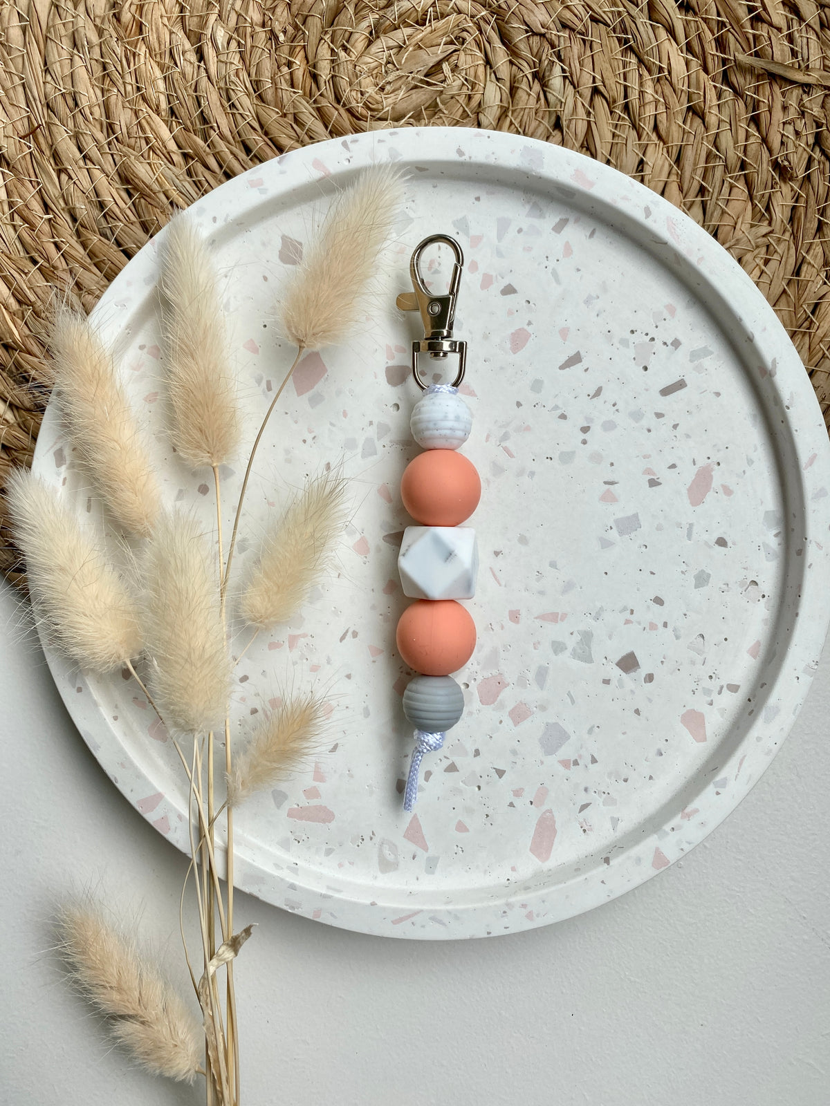 Marble Colour Range Keyring