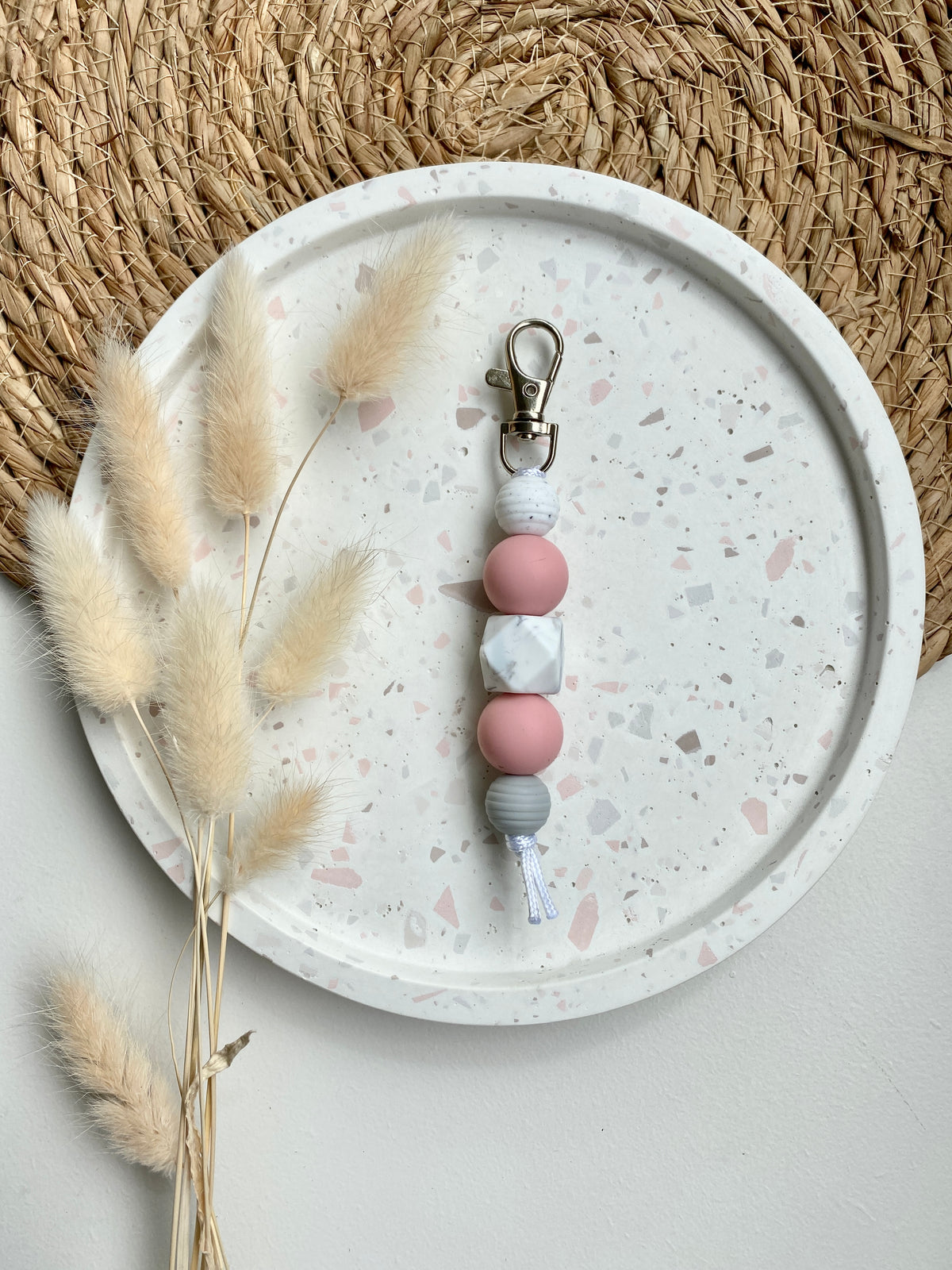 Marble Colour Range Keyring