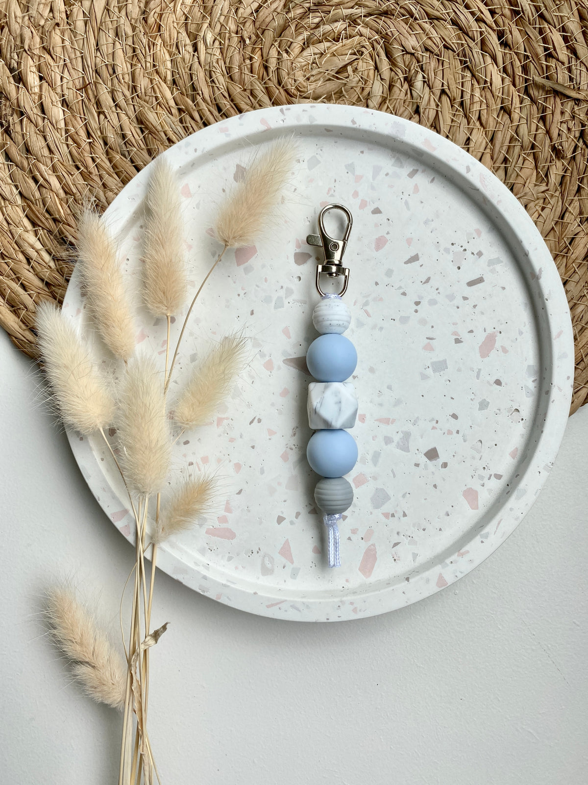 Marble Colour Range Keyring