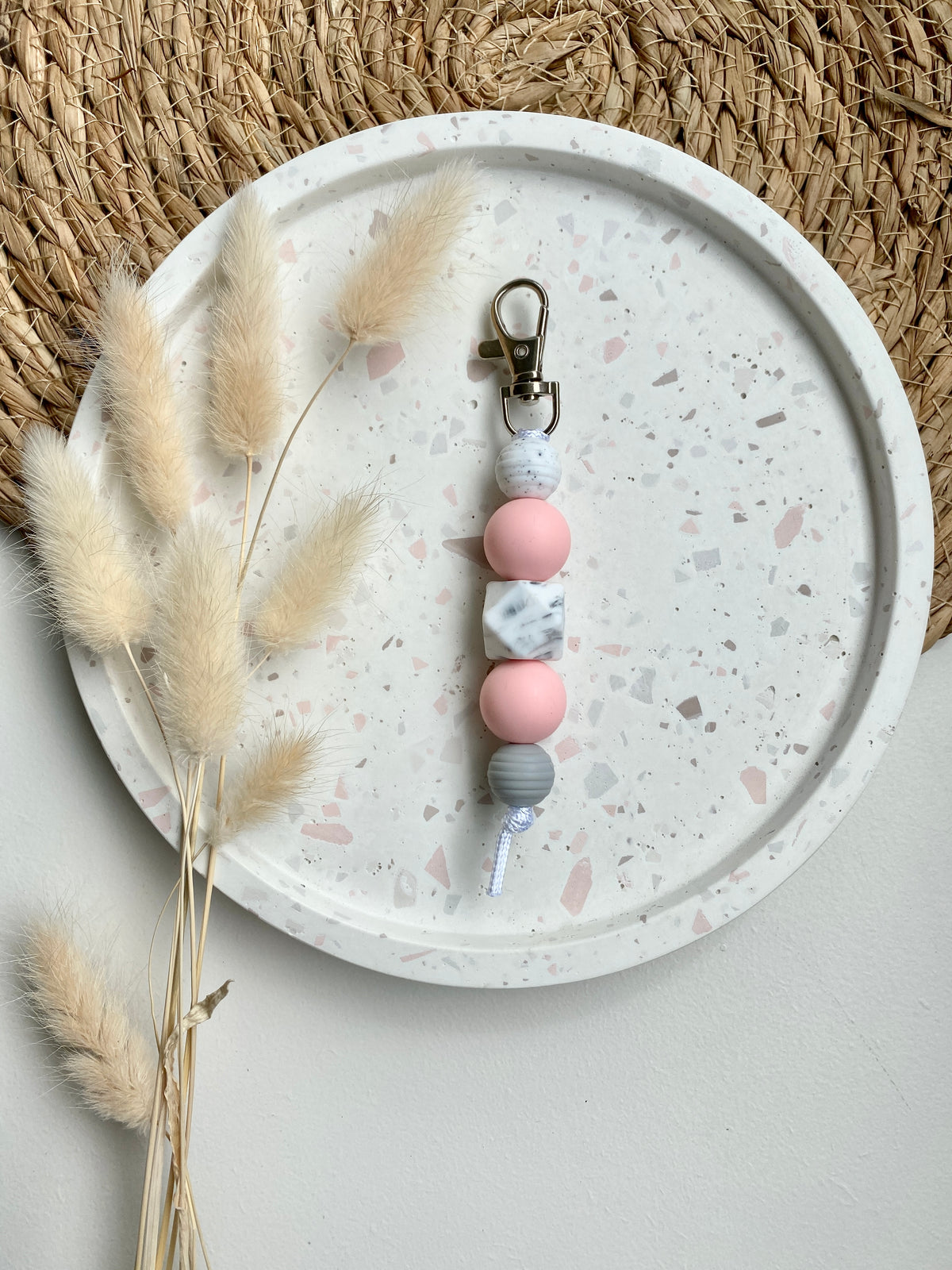 Marble Colour Range Keyring